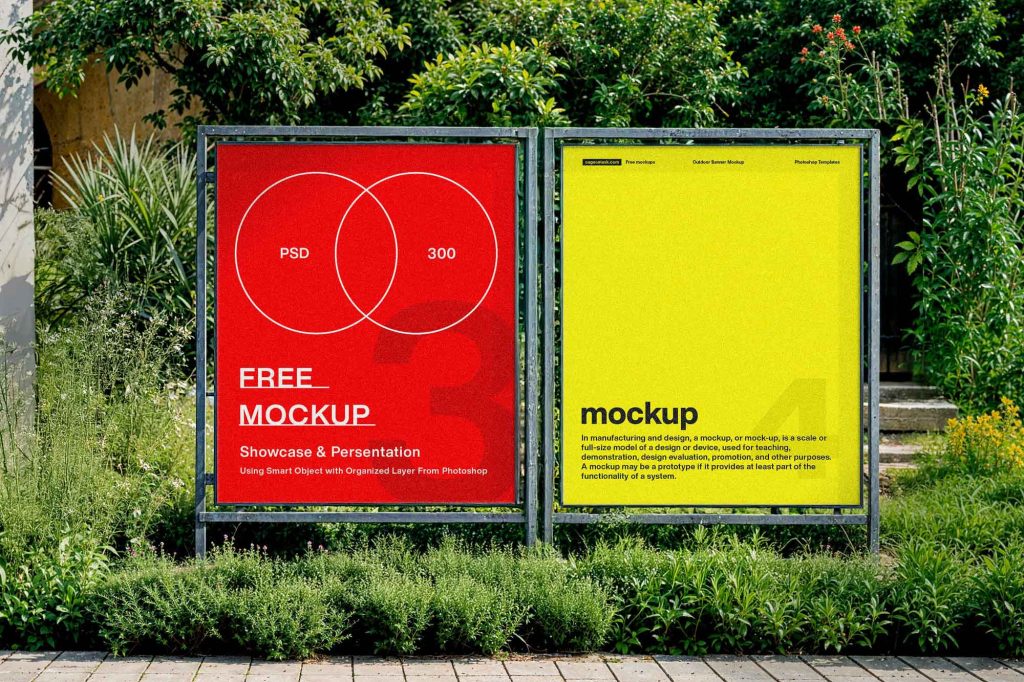 Welke soorten banners zijn er & Tips voor banners ontwerpen 13 banner met frame
