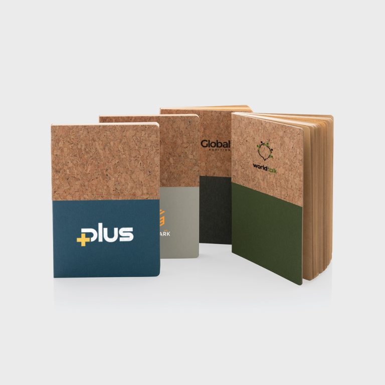 Notitieboek A5 kurk en kraftpapier