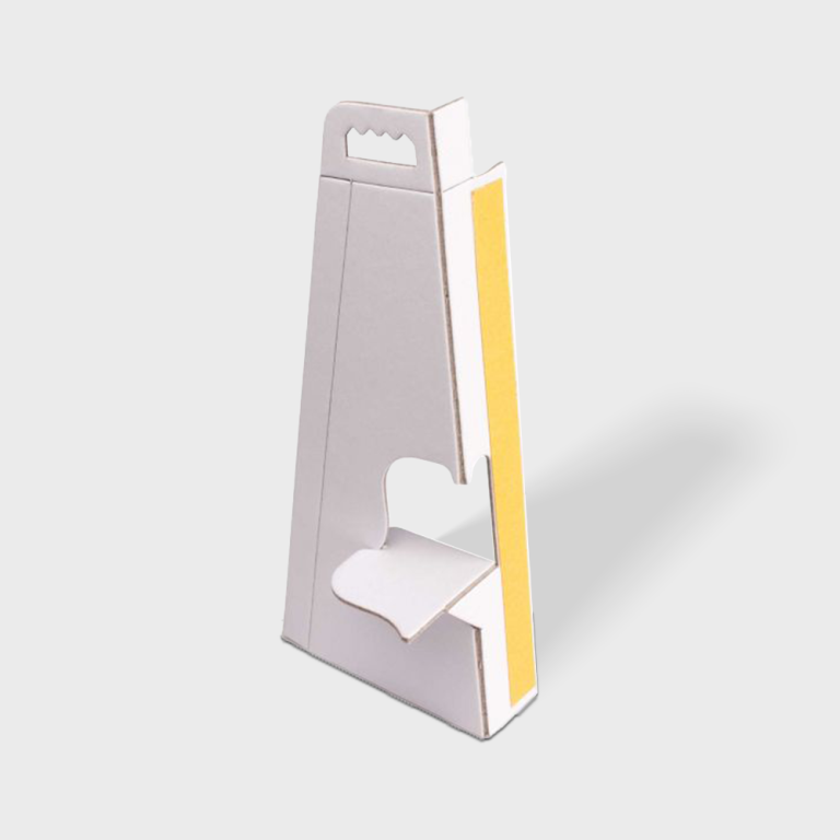 Kartonnen standaard voor panelen