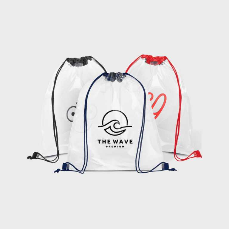 Transparante rugzakjes