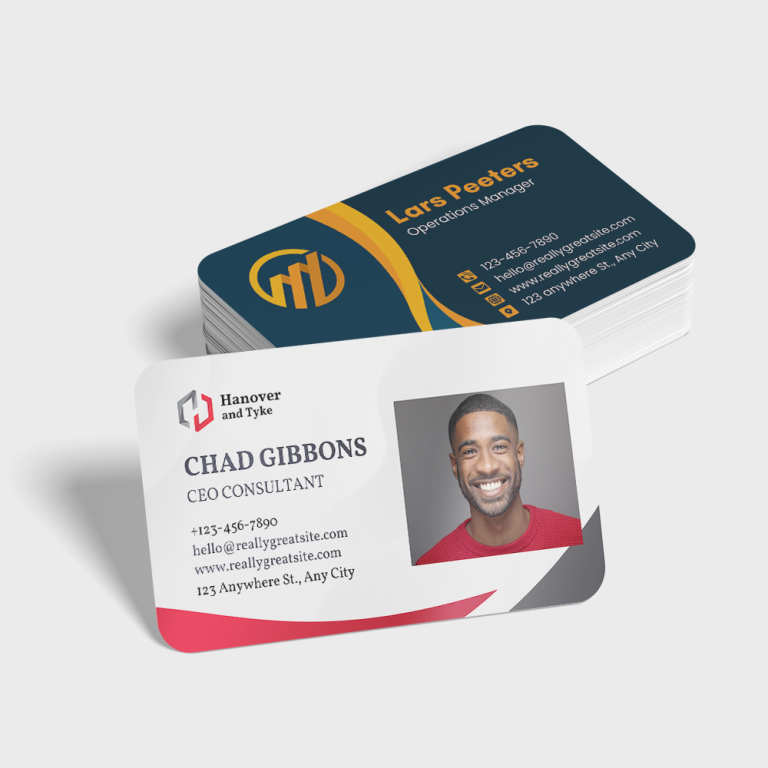 Plastic visitekaartjes