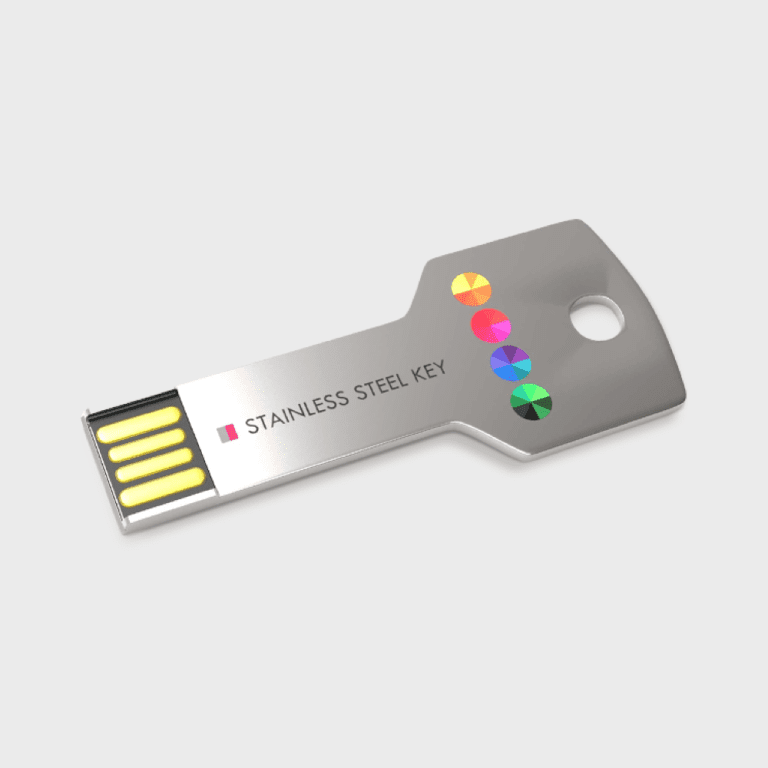 USB sleutel vorm RVS