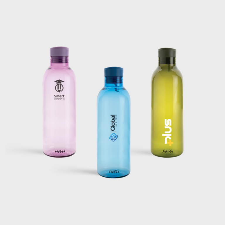 Gerecycleerde plastic waterfles | 1 liter