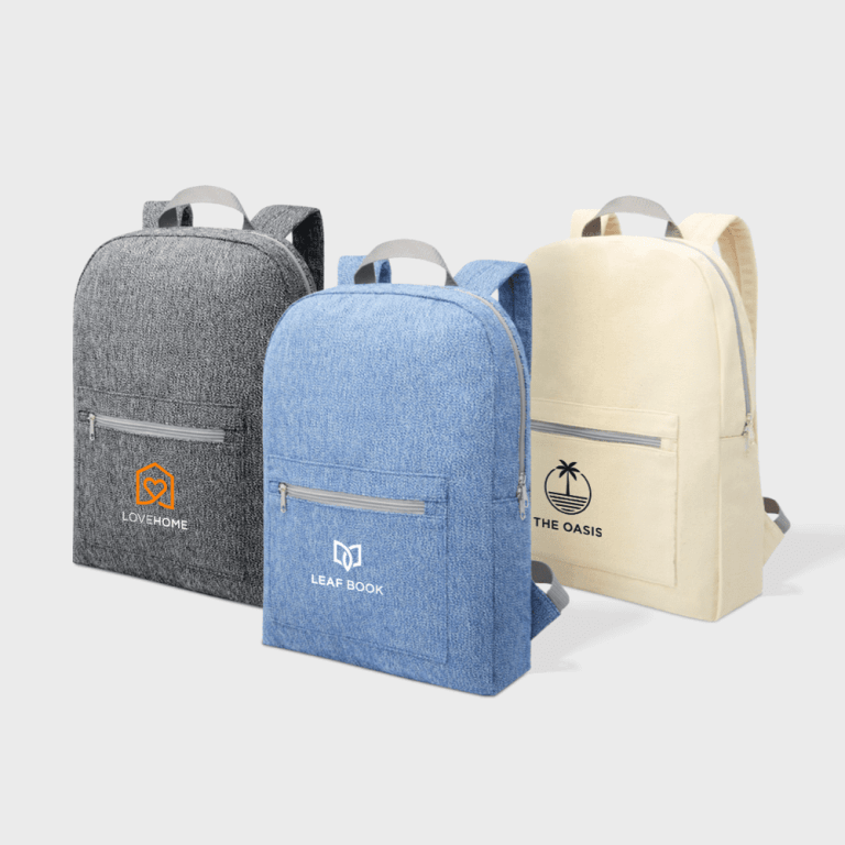 Rugzak van gerecycled katoen en polyester, 450 g/m²