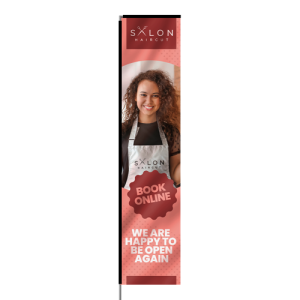 Rechthoekige beachflags