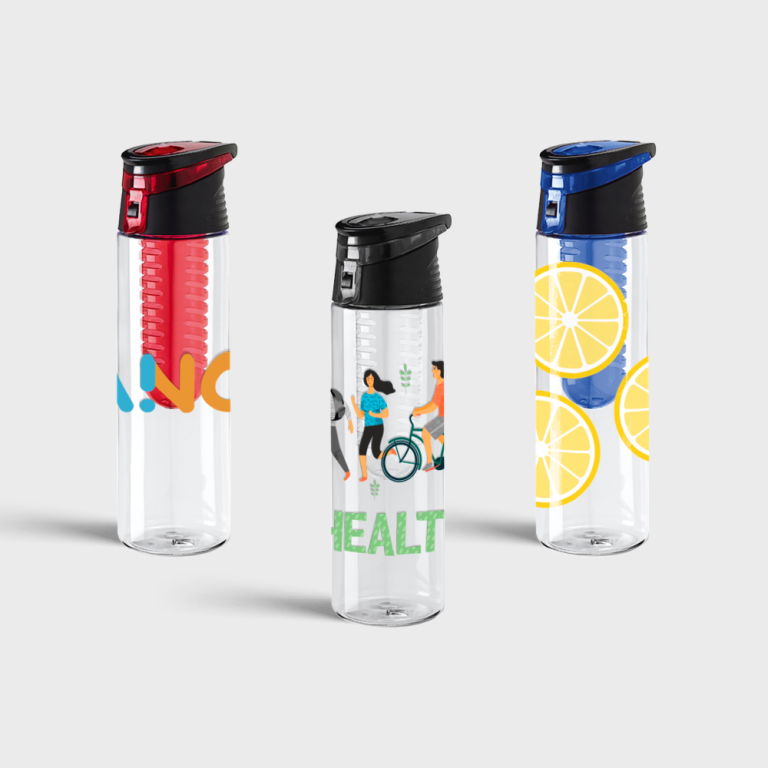 Bidon met vruchten/groenten compartiment