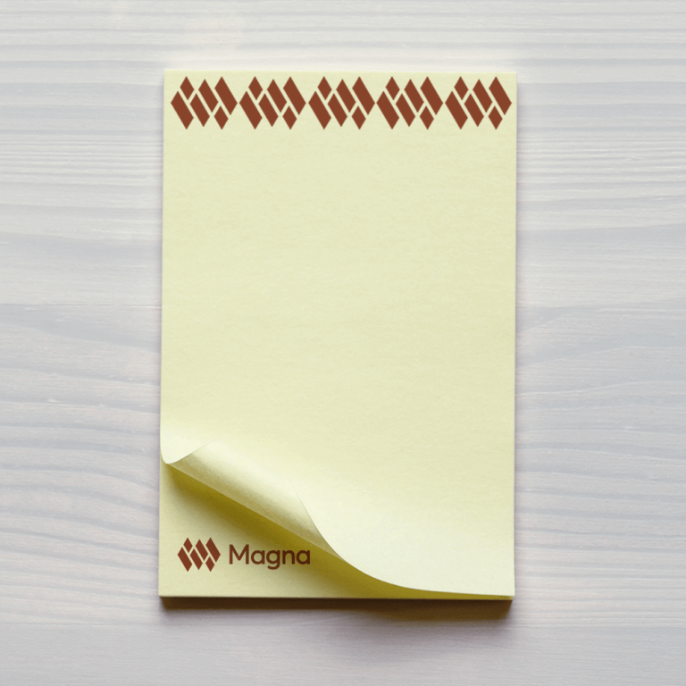 Zelfklevende Memoblokken.