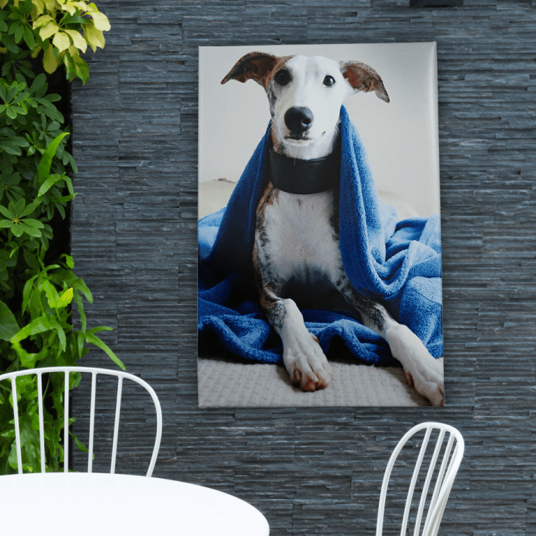 Foto op canvas voor buiten