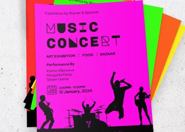 neon poster