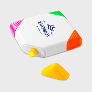 Vierkant markeerstift met 4 kleuren