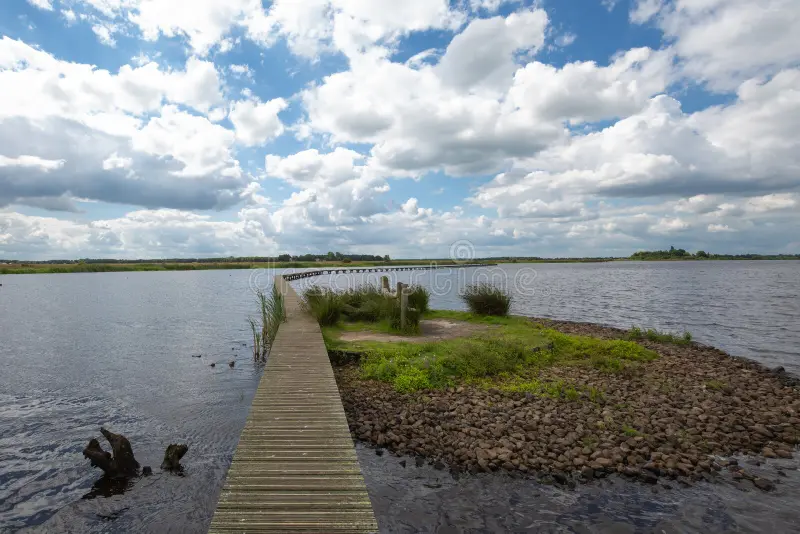 landscape nature reserve t roegwold bij schildwolde dutch province groningen walking jetty water 251305894 Drukkerij in