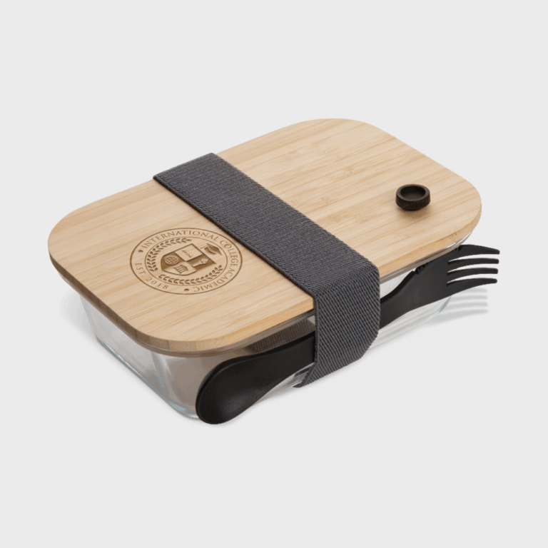 Gourmet Glazen Lunchbox met Bamboe Deksel